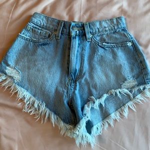 High waisted demin Shorts